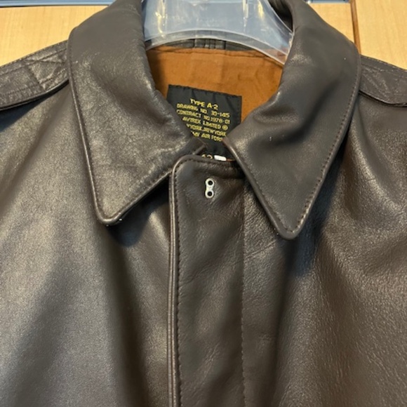 AVIREX LIMITED US ARMY AIR FORCES A-2 HORSEHIDE BOMBER JACKET SIZE 42 - Picture 4 of 7